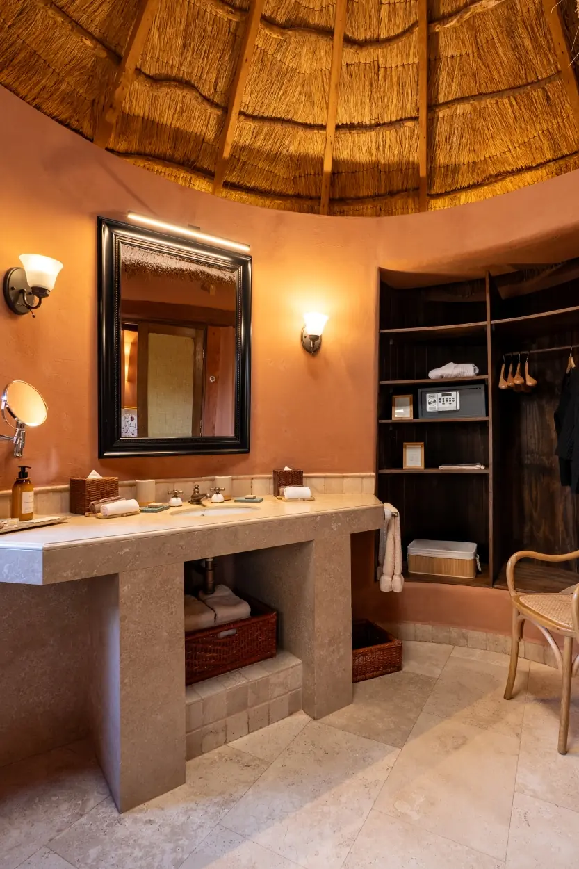 Awasi Atacama Round Room bathroom