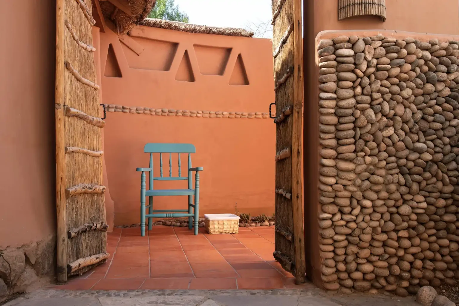 Awasi Atacama adobe patio