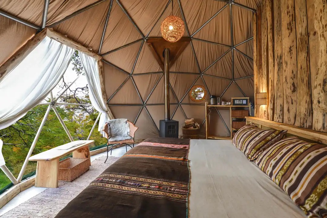EcoCamp Patagonia suite dome
